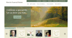 Desktop Screenshot of morris-funeralhome.com